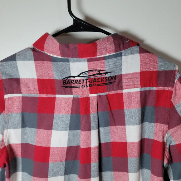 Barrett-Jackson Plaid Flannel Shirt | Vintage-Inspired Style | Size Medium | NWT - Picture 10 of 10